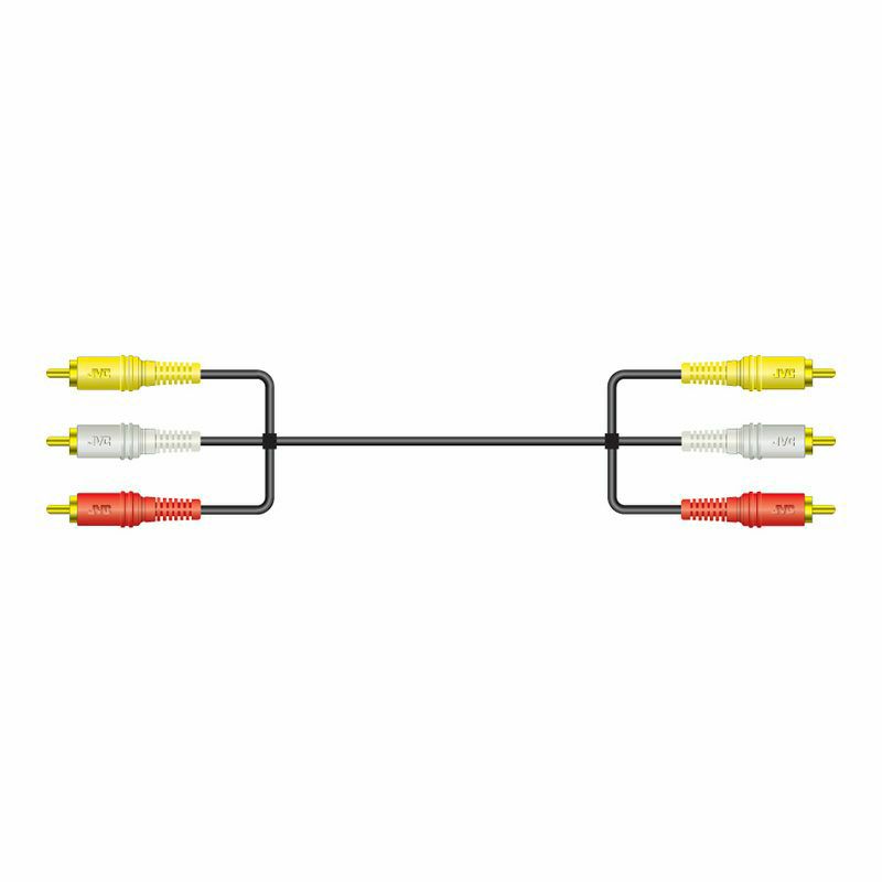 JVC ピンプラグX3-ピンプラグX3 1M VX-17G 送料無料