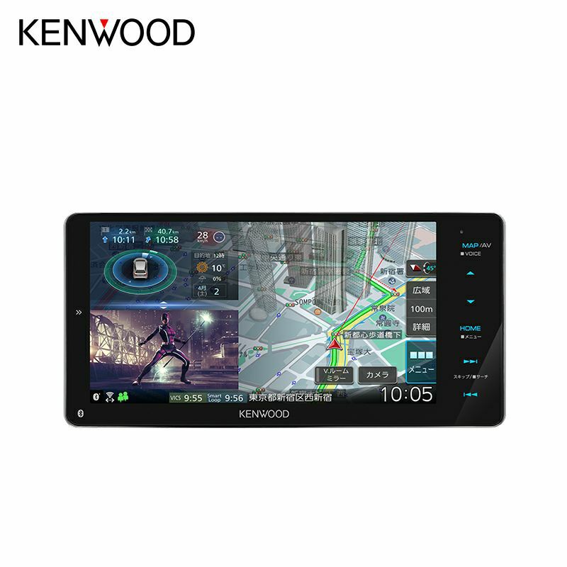 KENWOOD ケンウッド 7V型200mmワイド AVナビゲーション ワンセグ地上