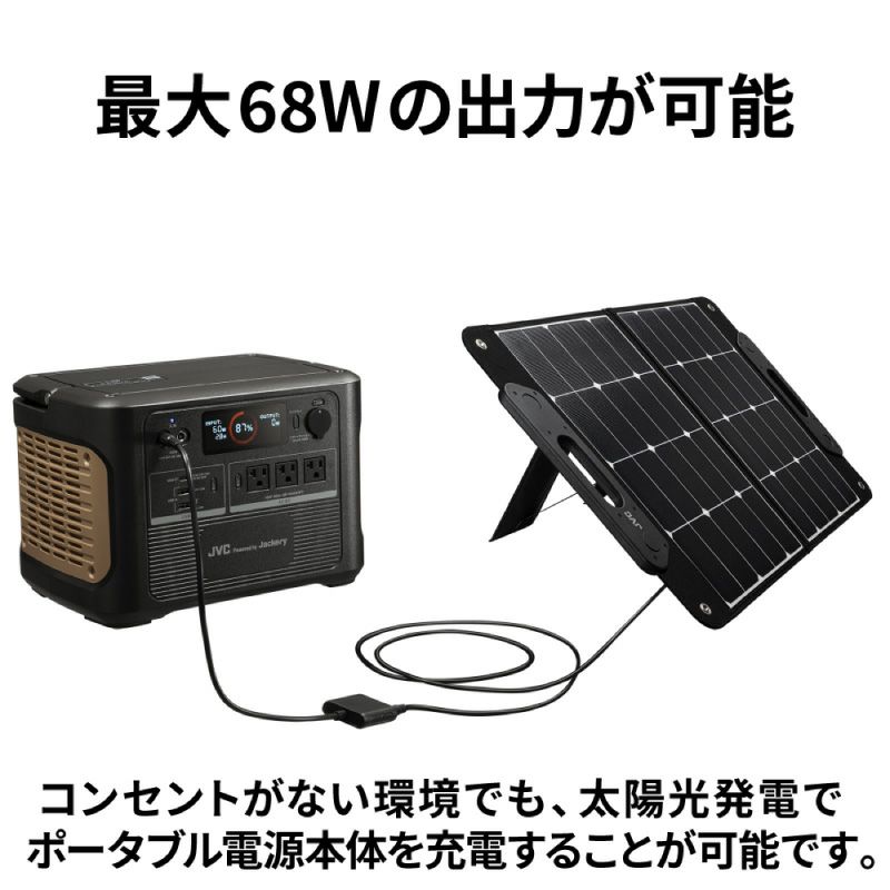 ポータブル電源【半年延長保証対象】（1,002Wh）と ソーラーパネル ...