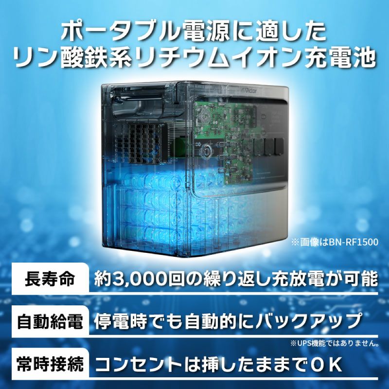 ポータブル電源 スタンダードモデル 806Wh BN-RF800 | JVCケンウッドストア