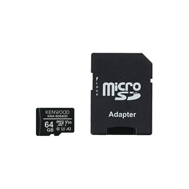 KENWOOD ケンウッド KNA-SD640D microSDXCメモリーカード 64GB