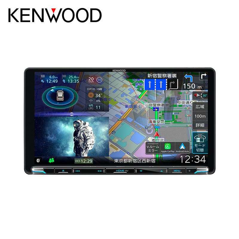 KENWOOD 彩速ナビ 2020年式（KENWOOD ナビ MDV-S707W 2023モデル年式 