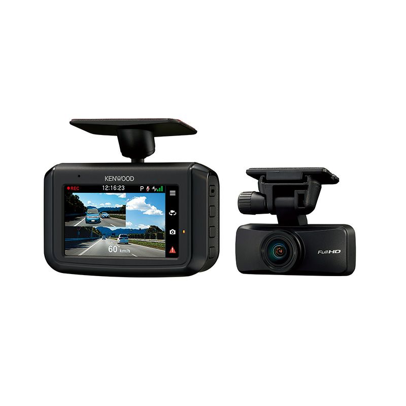 前後撮影対応 2カメラドライブレコーダー DRV-G50W 日本製 製品3年保証 