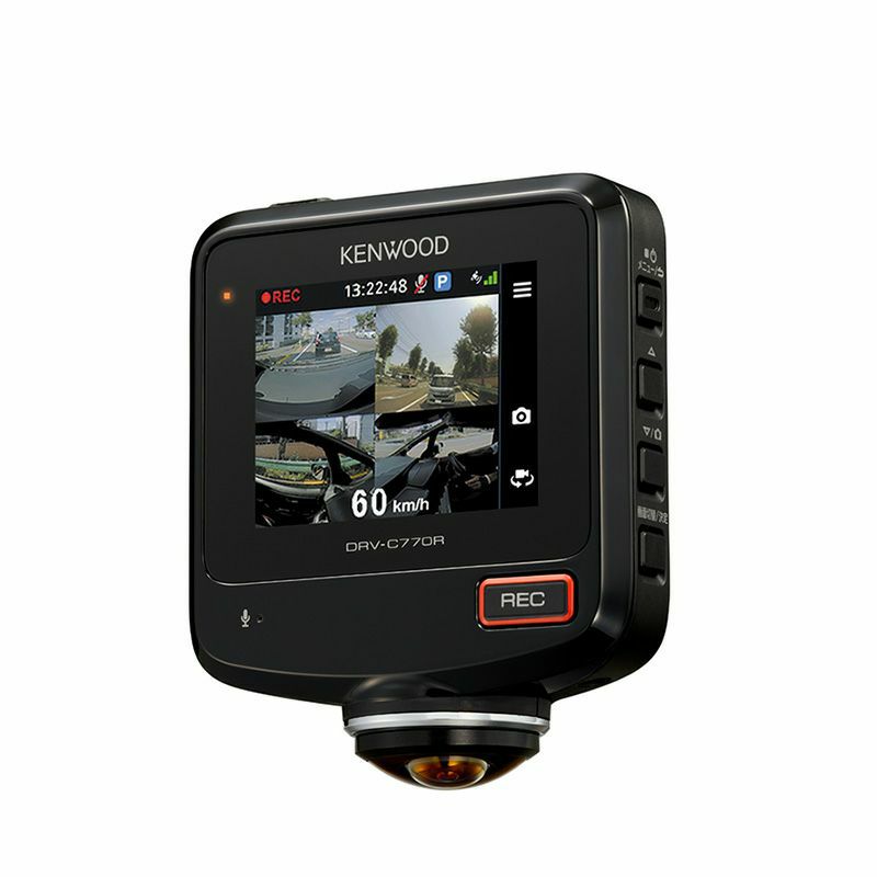 Hitak 様 KENWOOD DRV-C770R 【新品未使用品】 アウトレット】360°撮影対応 2カメラドライブレコーダー DRV