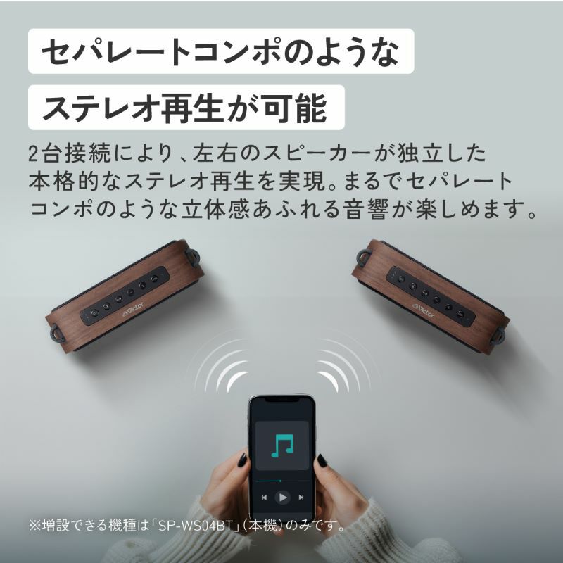 ポータブルワイヤレススピーカー SP-WS04BT | JVCケンウッドストア