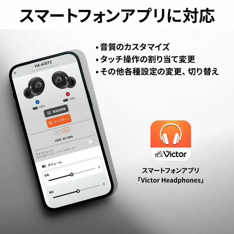 ニッパーコースター付】ワイヤレスイヤホン HA-A30T2 | JVC